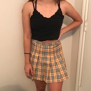 🖤Plaid skirt🤎